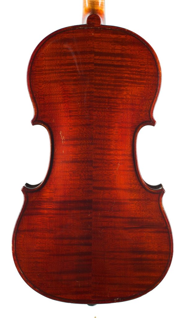 Three-quarter sized-violin, Workshop of Jerome Thibouville-Lamy, Mirecourt, circa 1910 — back