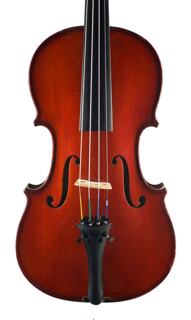 Three-quarter sized-violin, Workshop of Jerome Thibouville-Lamy, Mirecourt, circa 1910 — front
