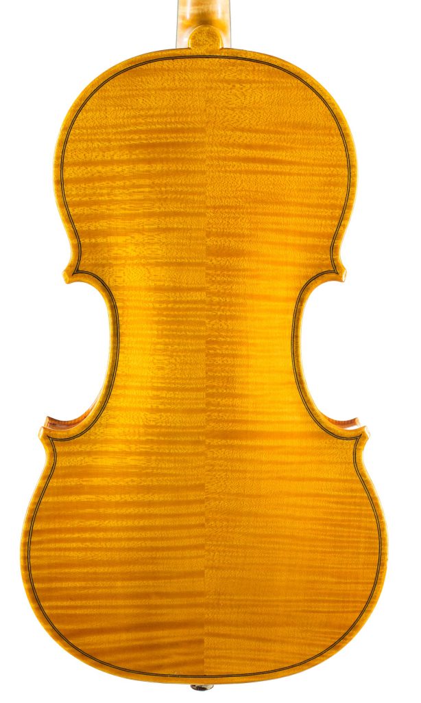 Violin by G. P. Love, Thornton-in-Craven, 1980 — back