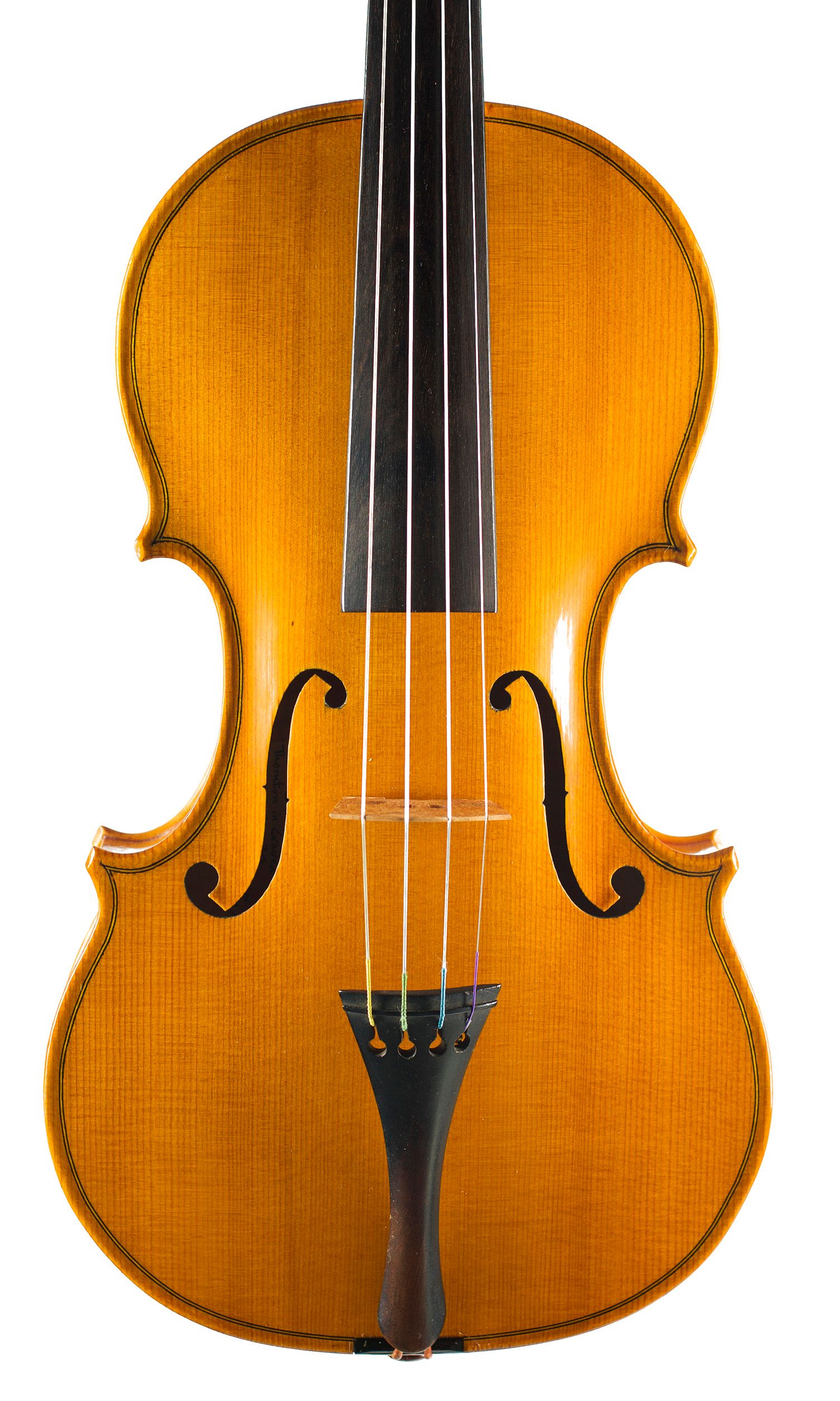 Violin by G. P. Love, Thornton-in-Craven, 1980 — front