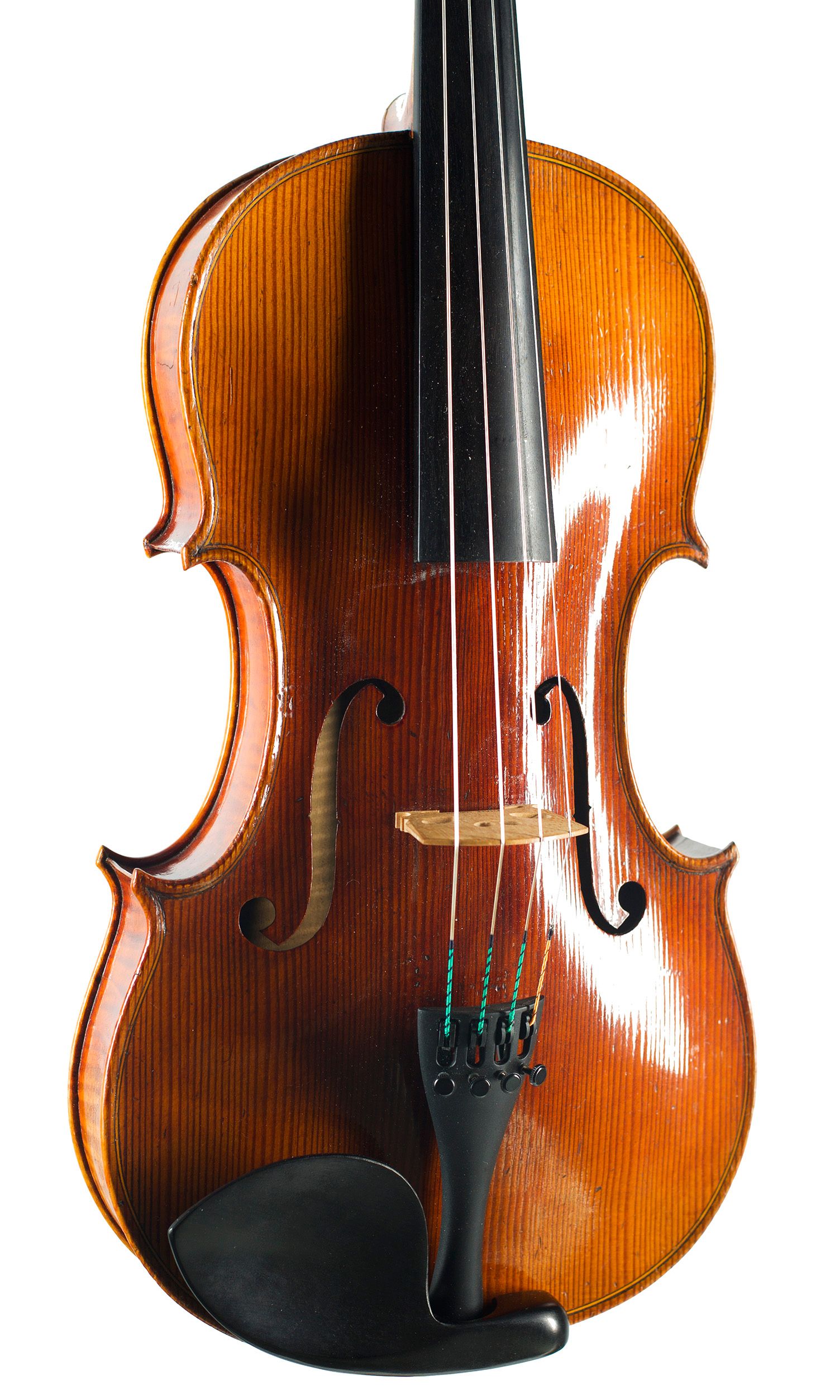 Viola by Thomas Kennedy, London, circa 1820 — angled view, 20°