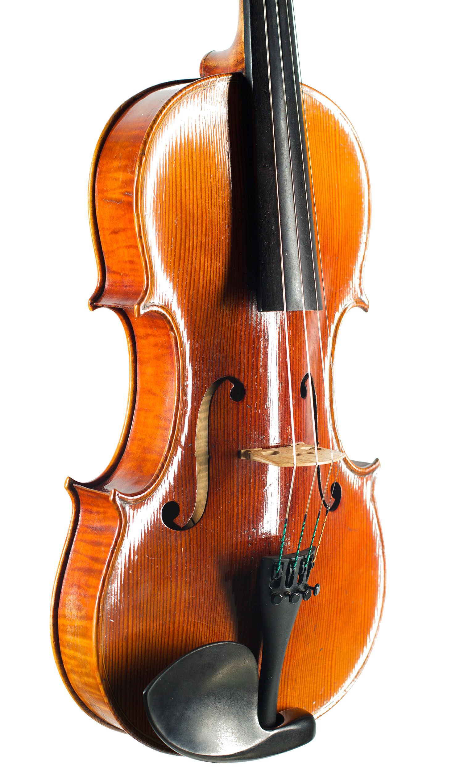 Viola by Thomas Kennedy, London, circa 1820 — angled view, 40°