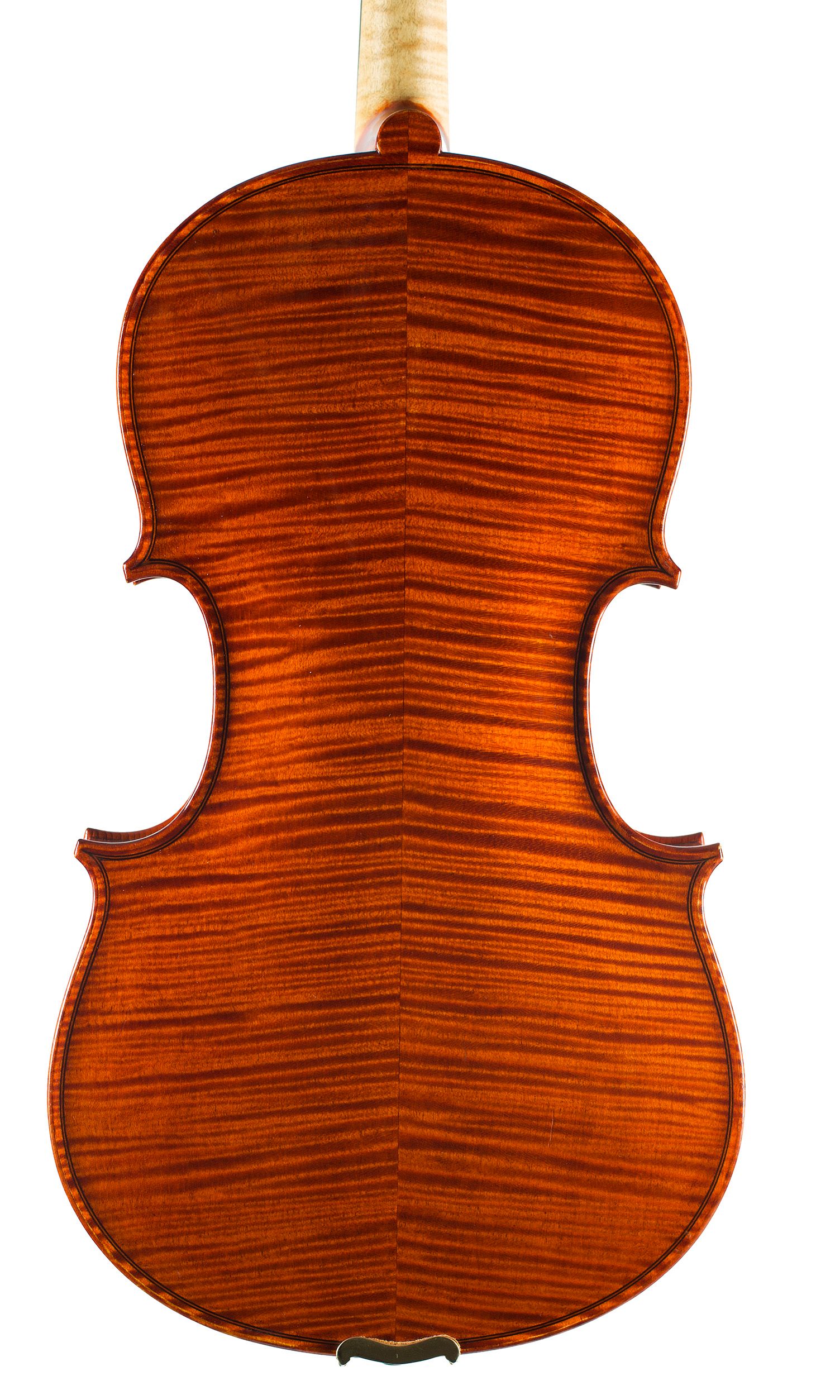 Viola by Enzo Barbieri, Mantua, 1980 — back