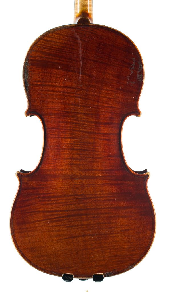 Violin by François Jaques Barbé — back