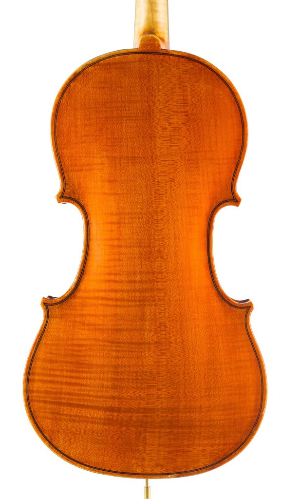 Violin by R. Williams, Oswestry, 1977 — back