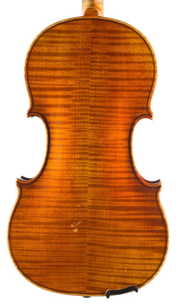 Violin by Amedee Dieudonné, Paris, 1922 — back