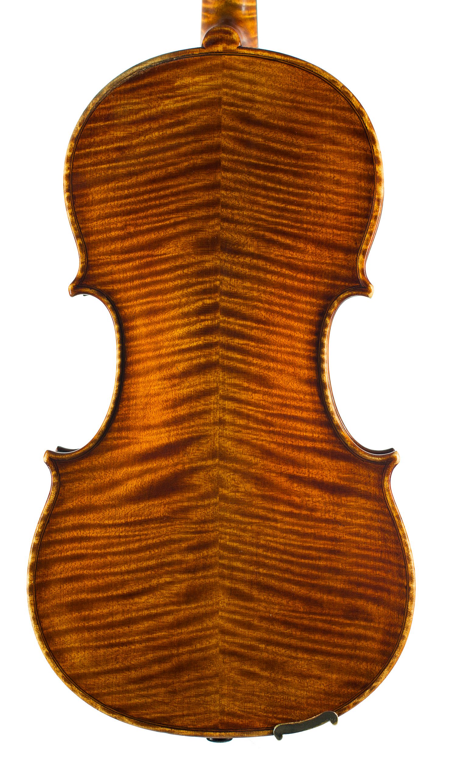 Violin by James Cole, Manchester, 1887 — back