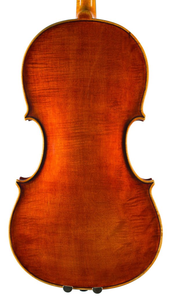 Viola by Gaetano Pareschi, Ferrara, 1947 — back