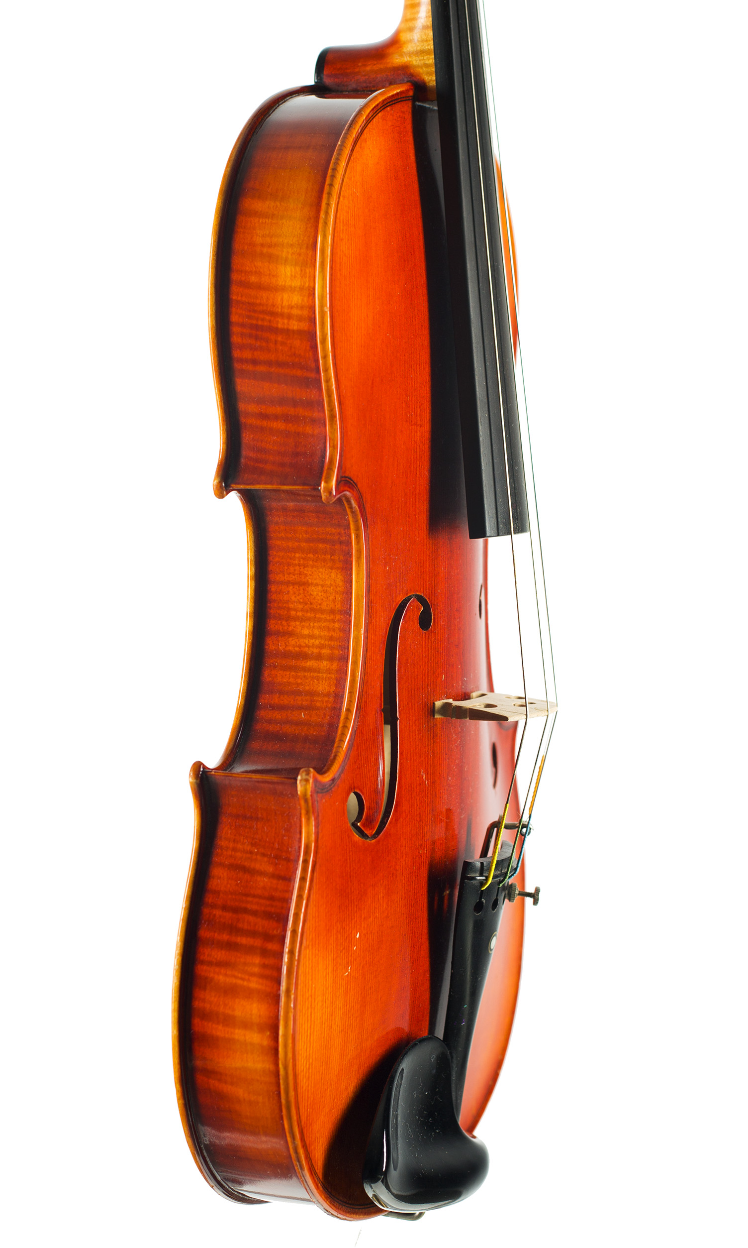 A violin by Roman Teller, Erlangen, 1970 — angled view, 70°