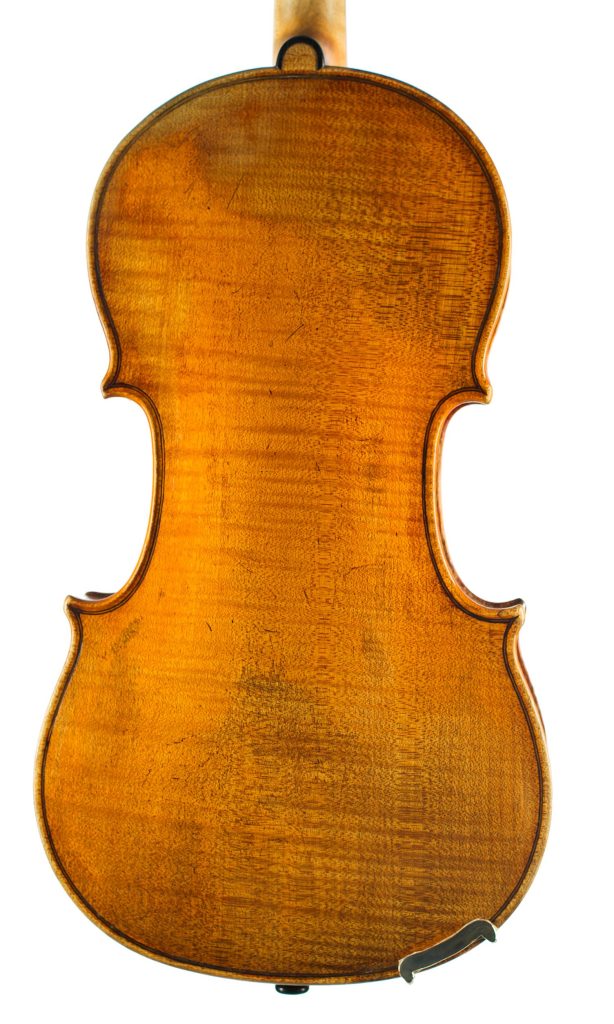 Violin by Francois Barbe, Mirecourt, 19th Century — back