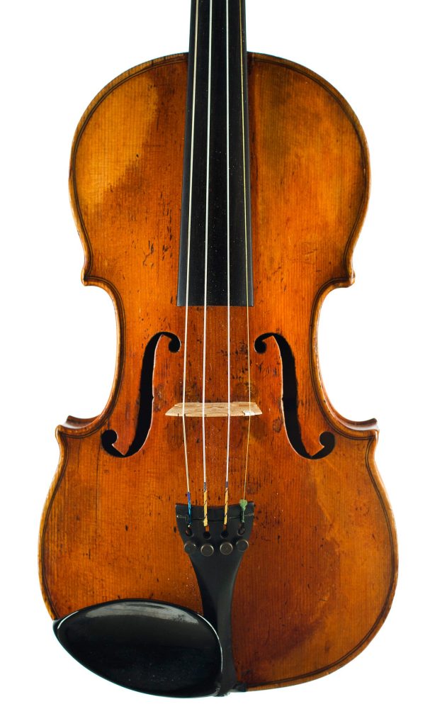 Violin by Francois Barbe, Mirecourt, 19th Century — front