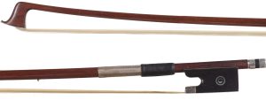 A silver-mounted violin bow by Edwin August Prager, Markneukirchen — head and frog