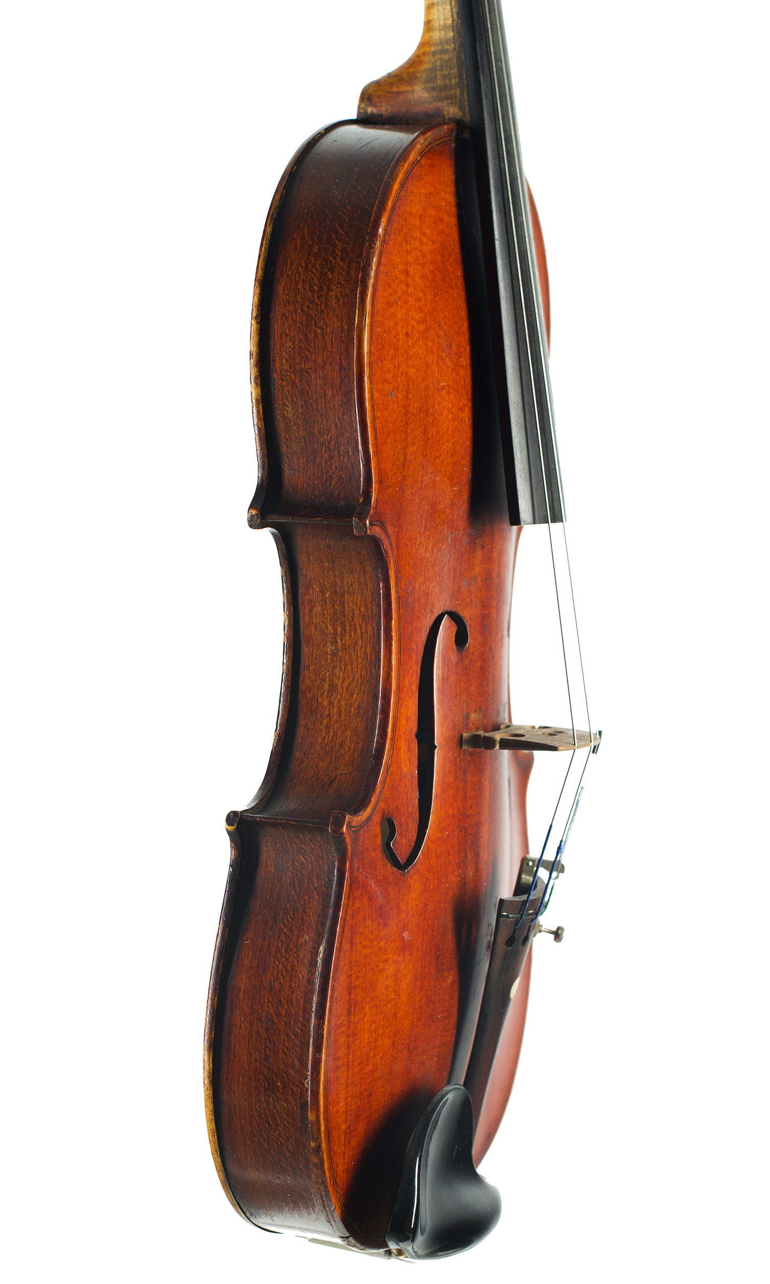 A violin by John McNeill, Edinburgh, 1918 — angled view, 70°