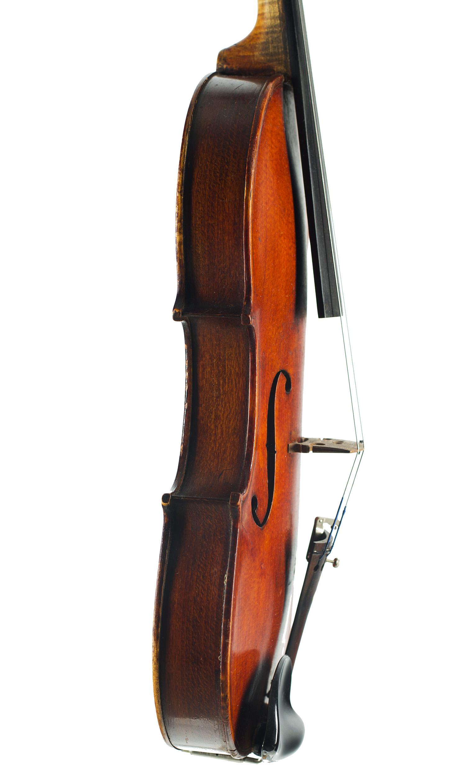 A violin by John McNeill, Edinburgh, 1918 — angled view, 80°