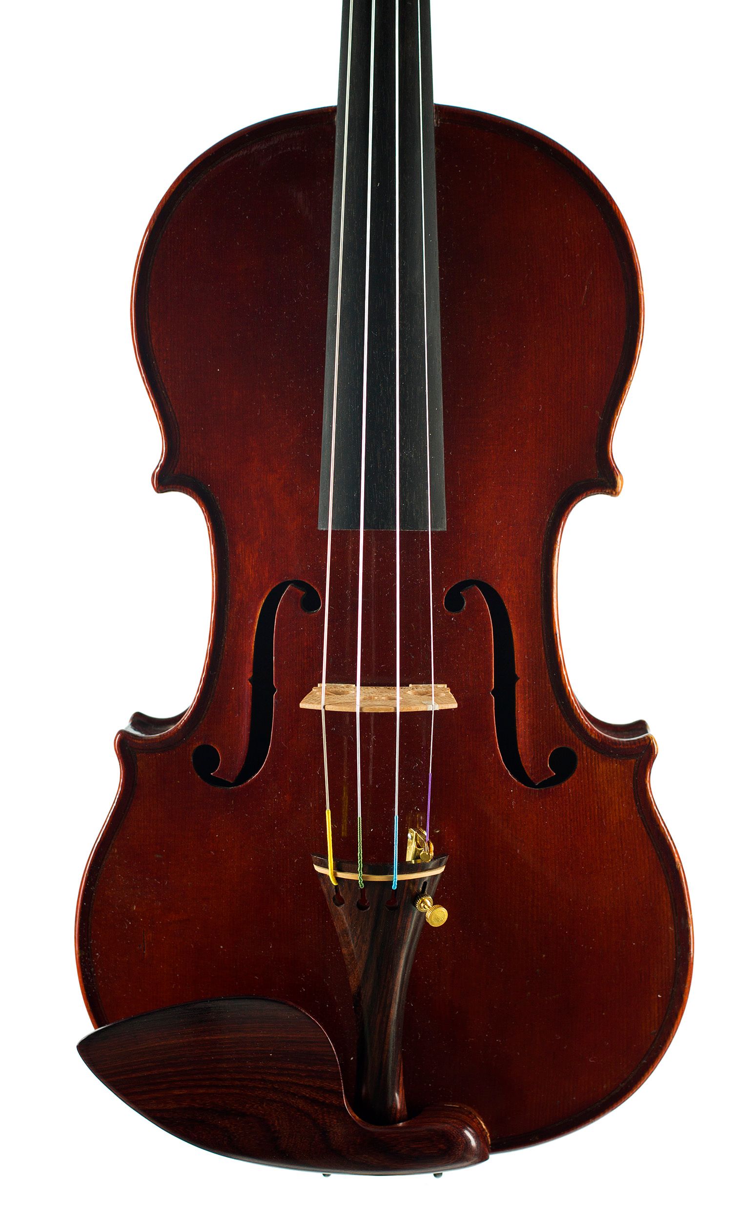 Violin, Workshop of Didier Nicolas Aine, Mirecourt, 19th Century — front