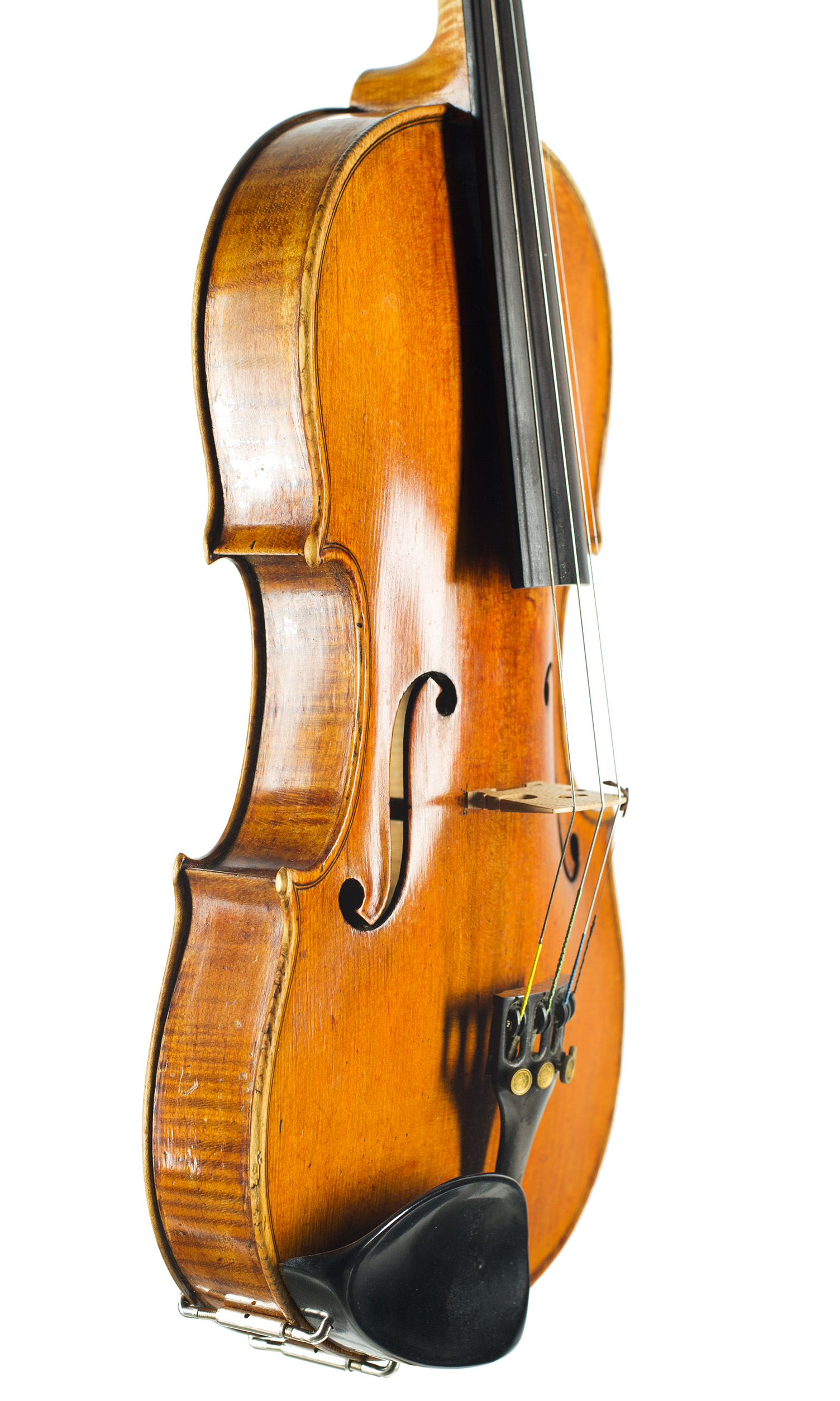 A violin by Antonius Lucca, Verona, 1910 — angled view, 60°