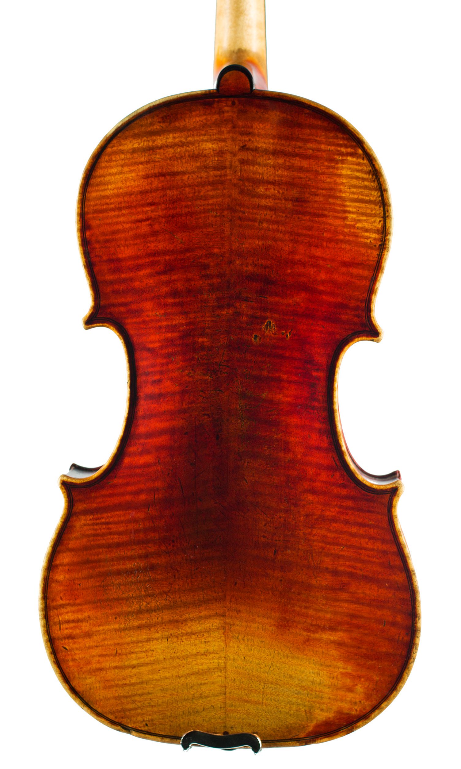 Violin by Szepessy Bela, London, 1914 — back