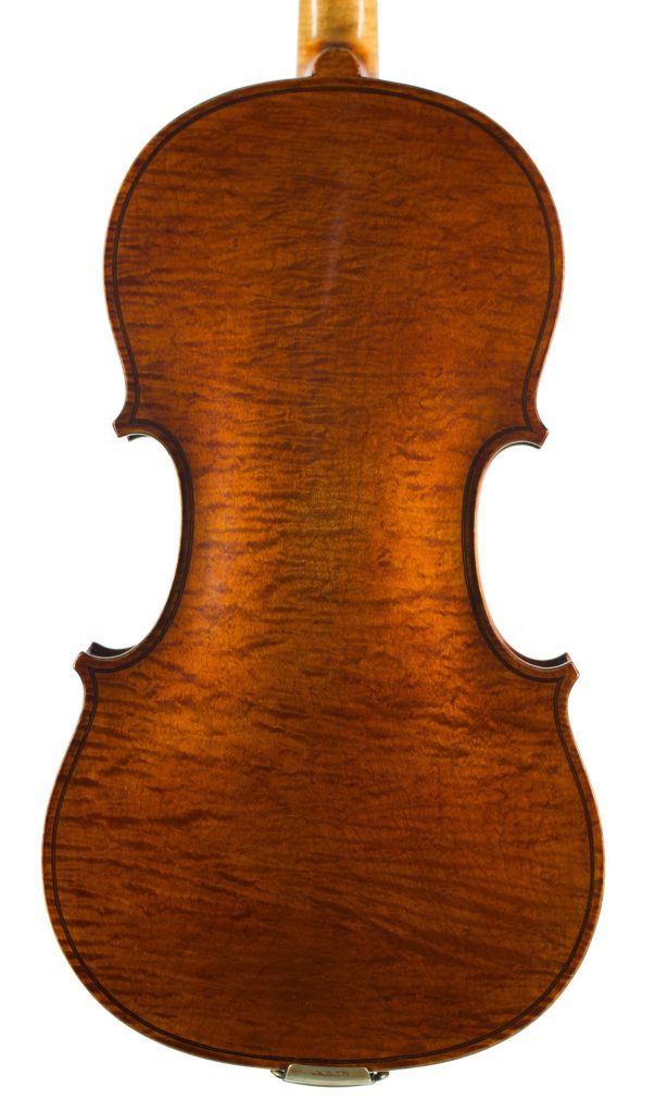 Violin by Heinrich Schwarz, Leipzig, circa 1920 — back