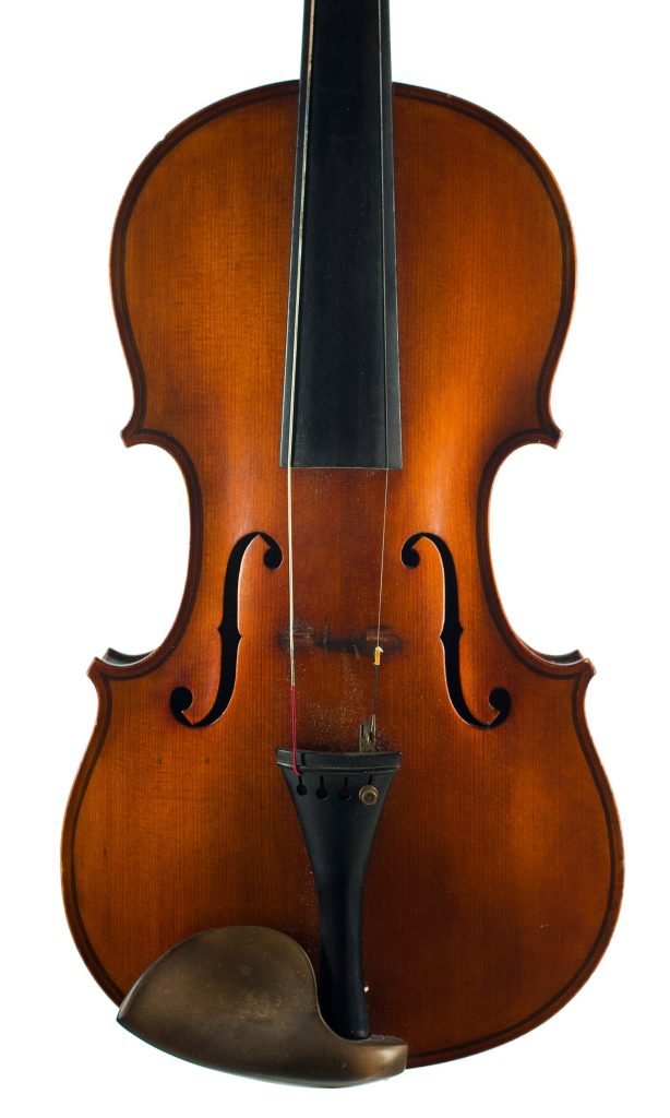 Violin by Heinrich Schwarz, Leipzig, circa 1920 — front