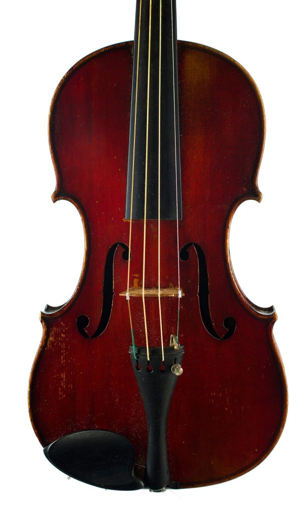 Violin by Georges Adolphe Chanot, Manchester, 1898 — front