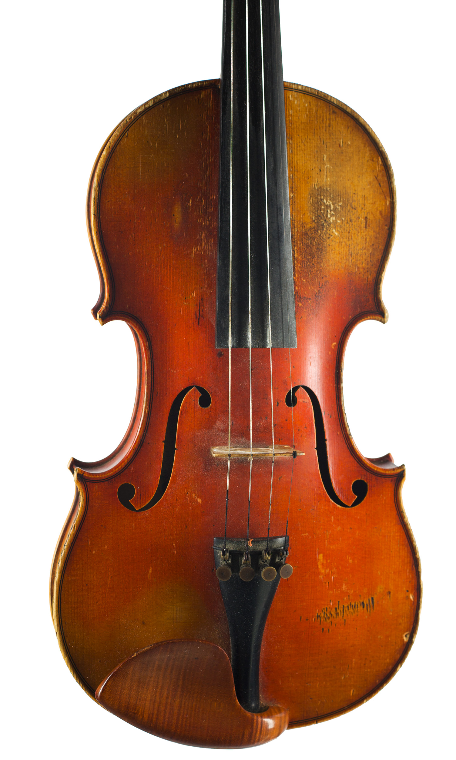 A violin by William E. Hill & Sons, London, circa 1887 — angled view, 10°