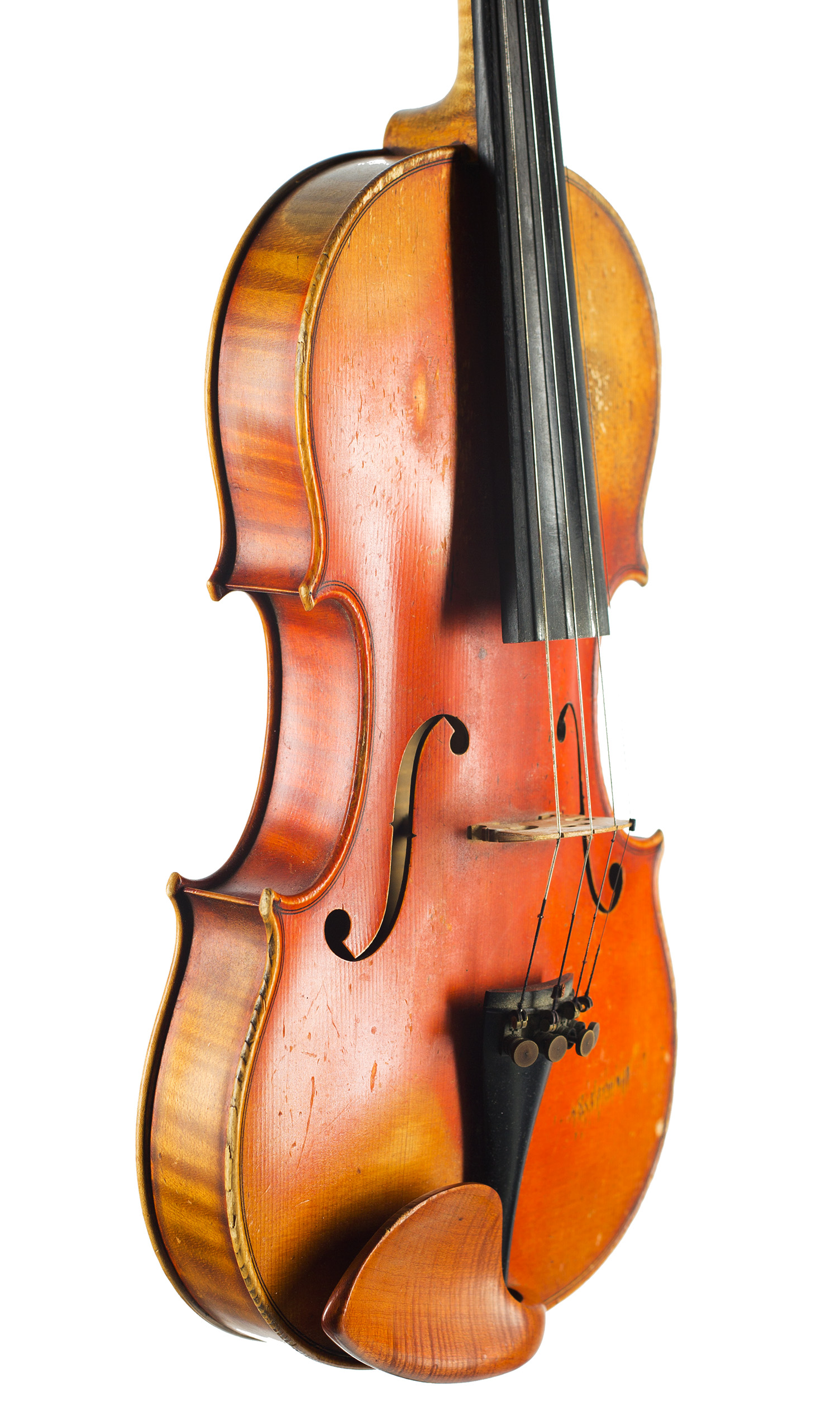 A violin by William E. Hill & Sons, London, circa 1887 — angled view, 50°