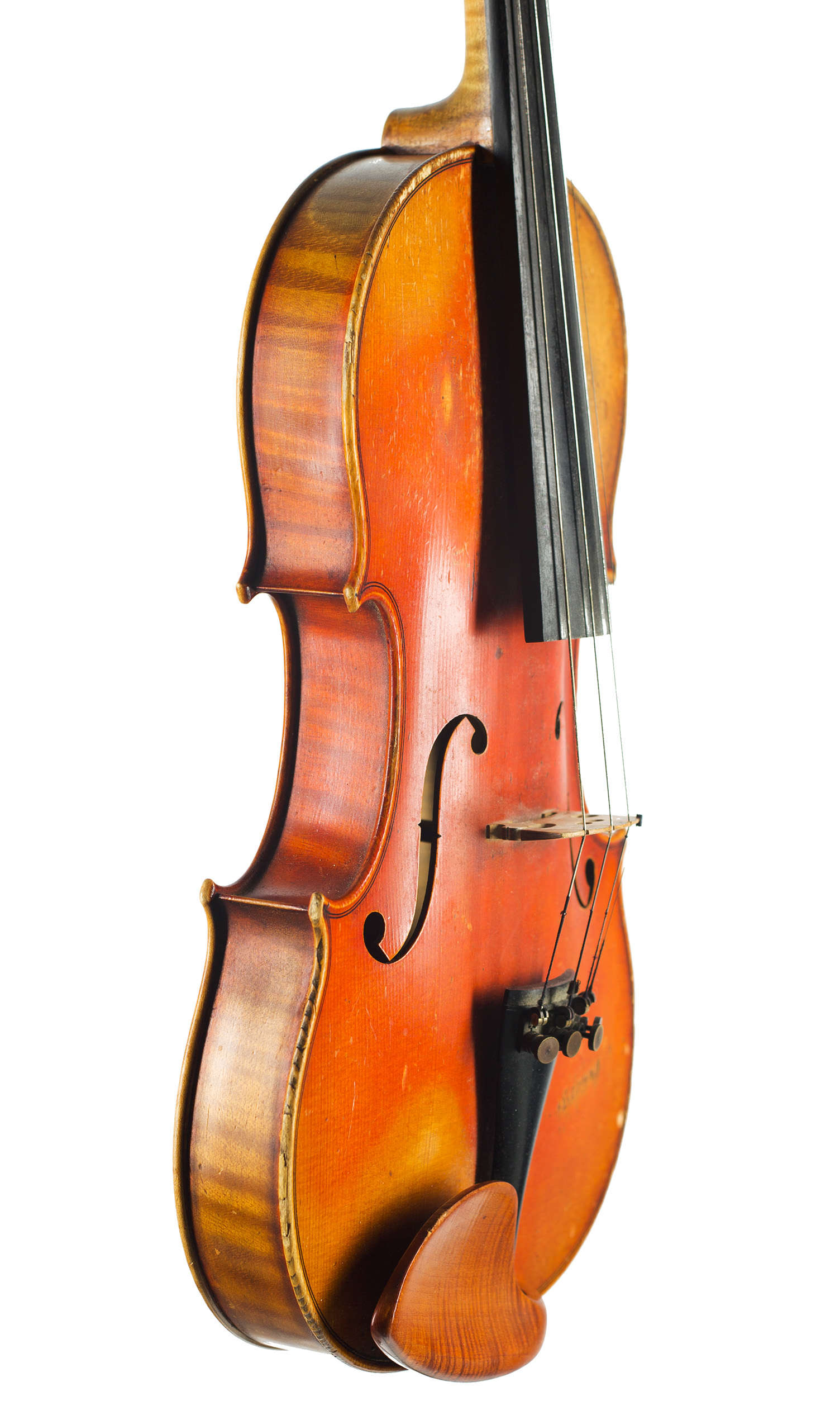 A violin by William E. Hill & Sons, London, circa 1887 — angled view, 60°