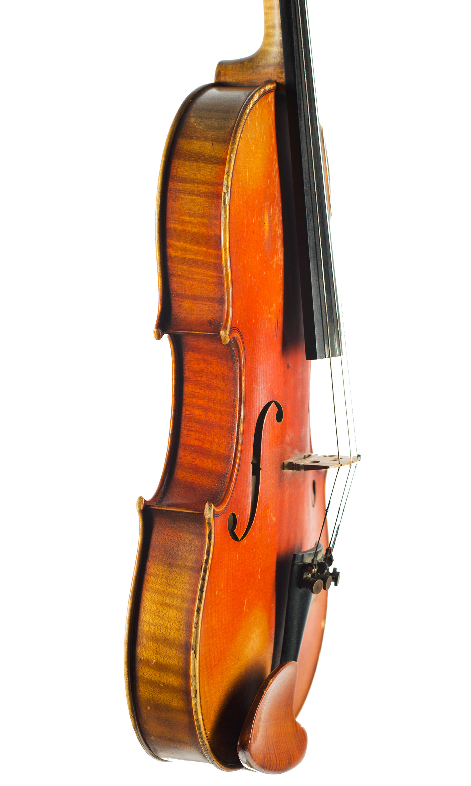 A violin by William E. Hill & Sons, London, circa 1887 — angled view, 70°