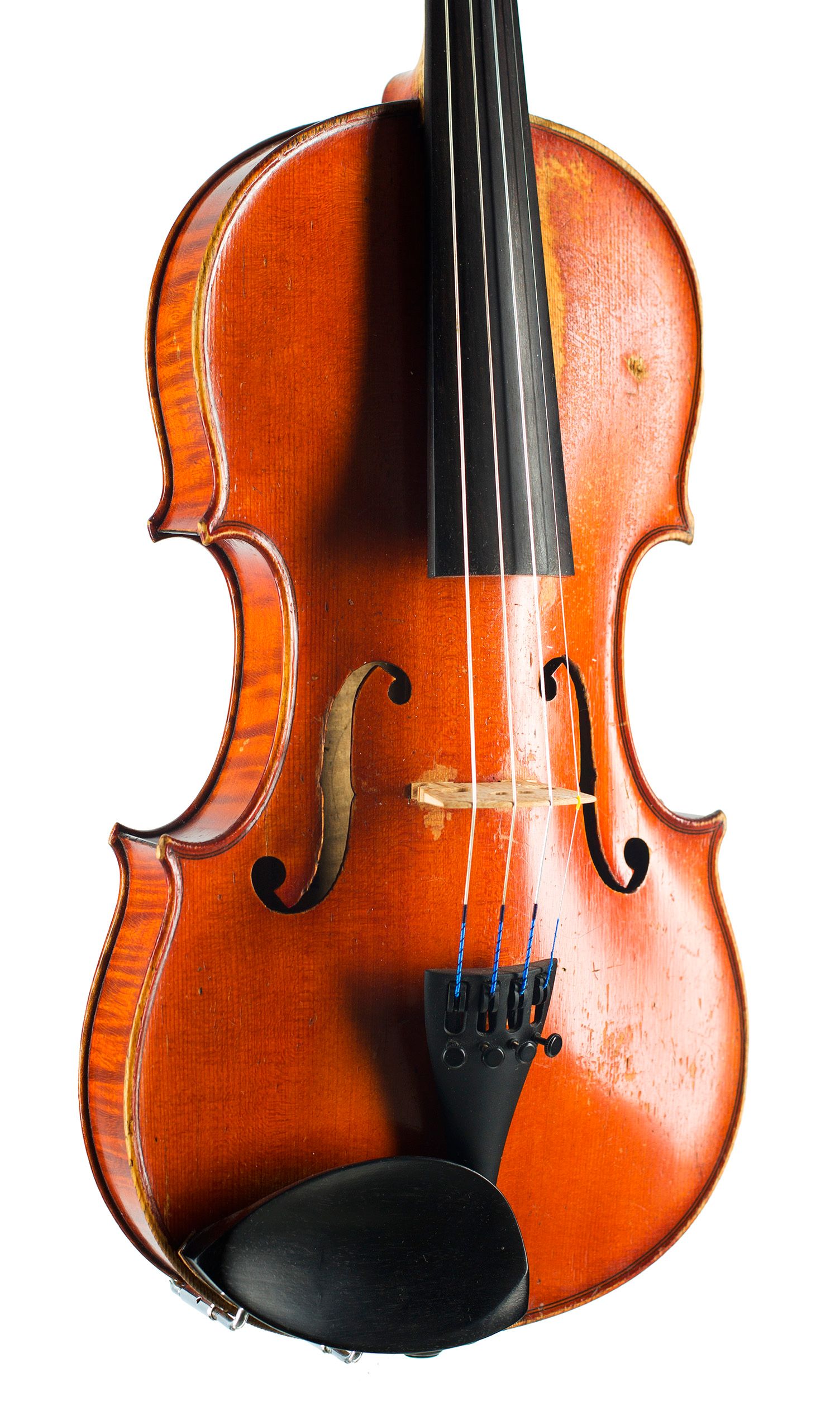 Violin, Workshop of Ch. J. B. Collin-Mezin (Fils), Mirecourt, 192* — angled view, 30°