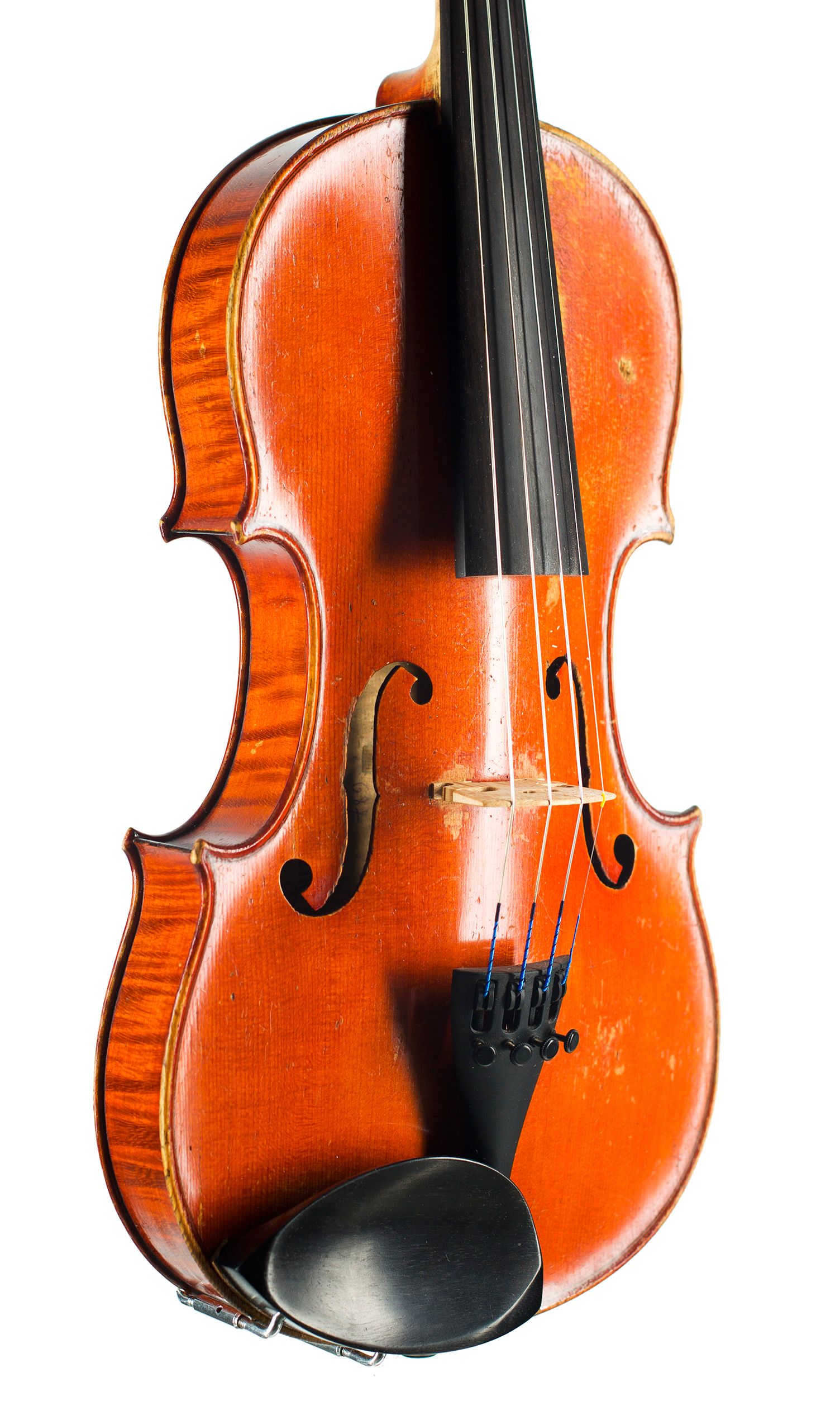 Violin, Workshop of Ch. J. B. Collin-Mezin (Fils), Mirecourt, 192* — angled view, 40°