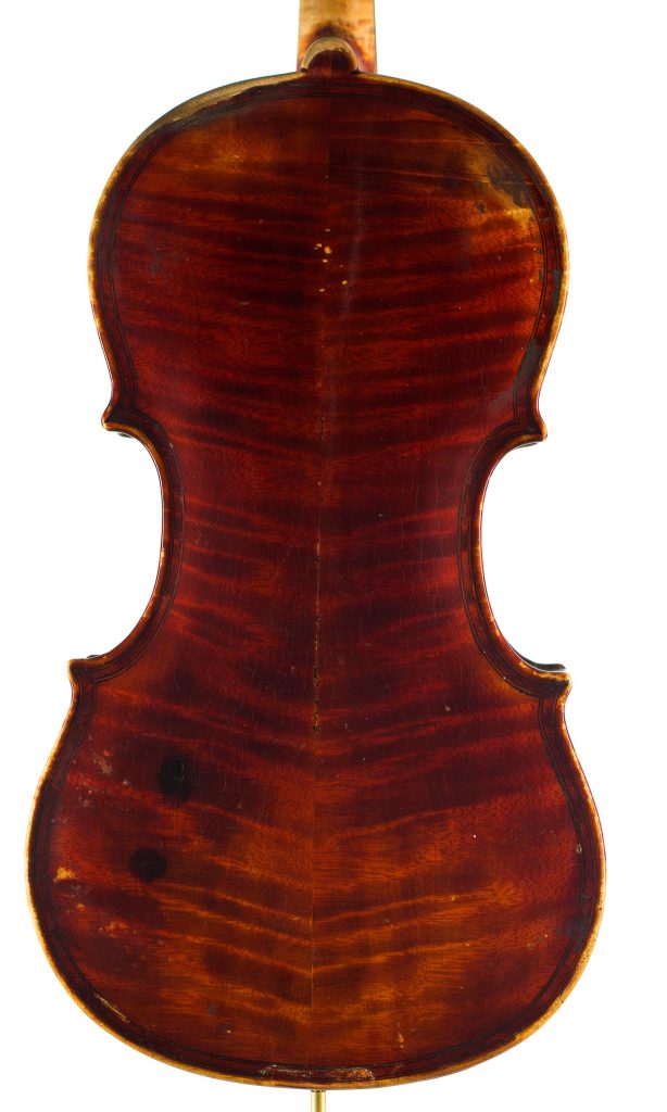 Violin by James Hardie, Edinburgh, 1885 — back