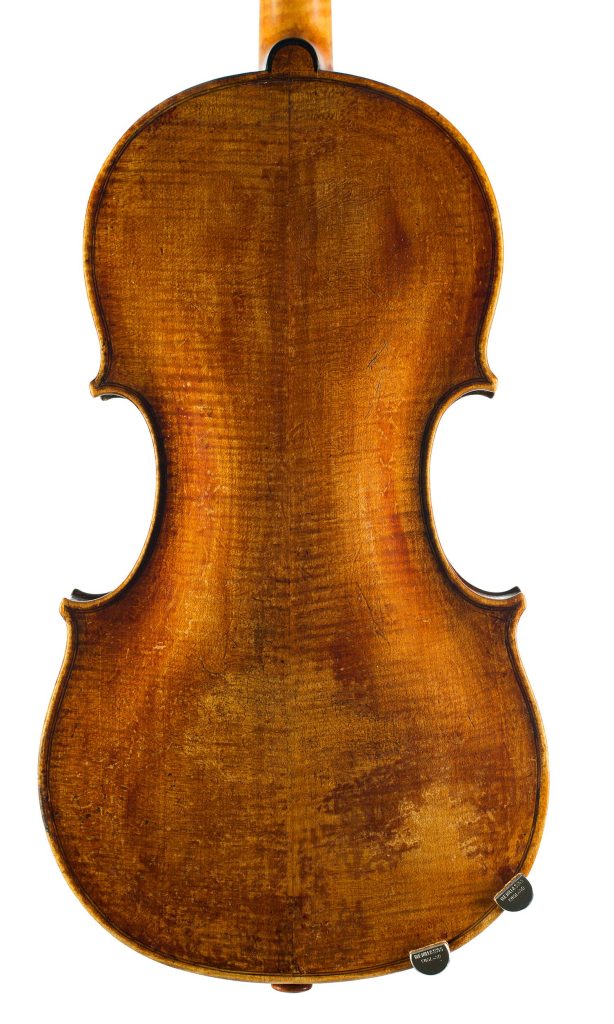 Violin by Aegidius Klotz, Mittenwald, 1783 — back