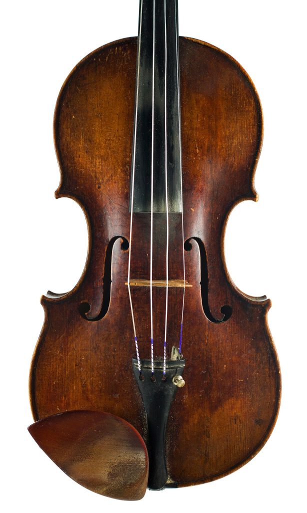 Violin by Aegidius Klotz, Mittenwald, 1783 — front