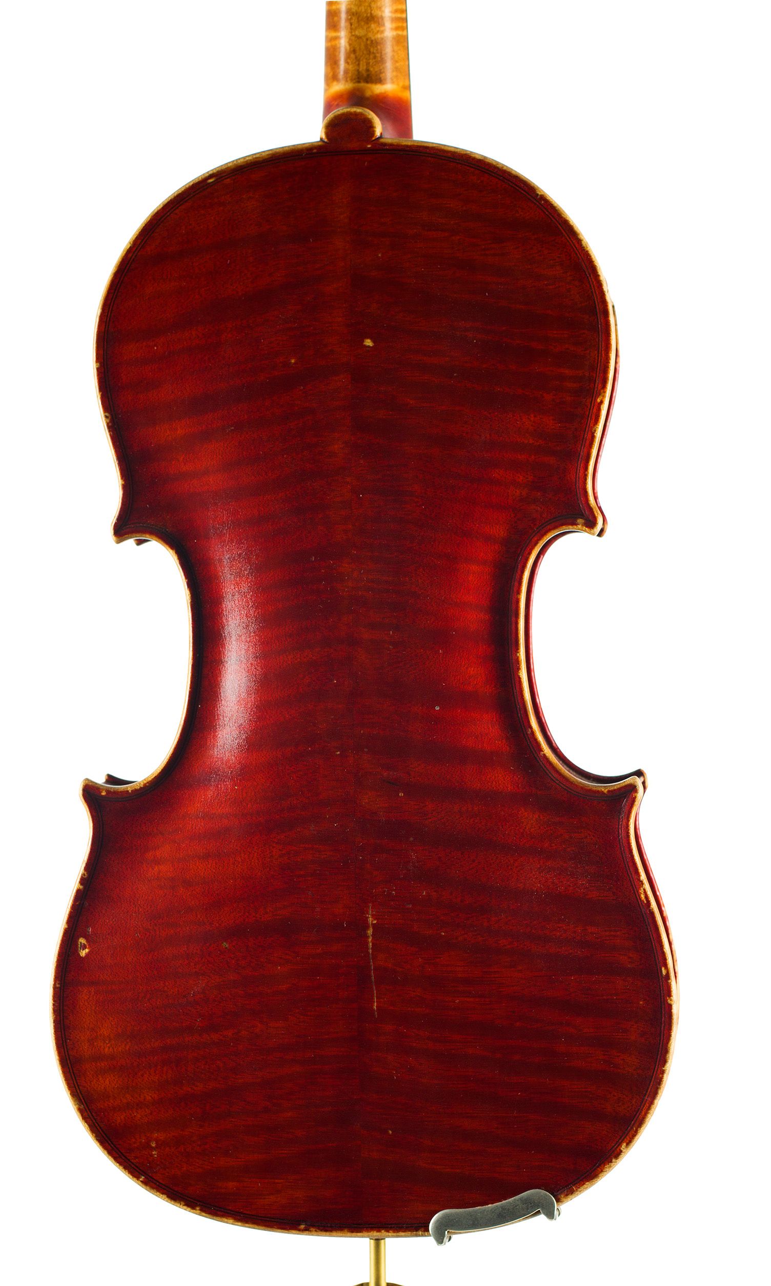 Violin by Joseph Wade, Leeds, 1890 — back