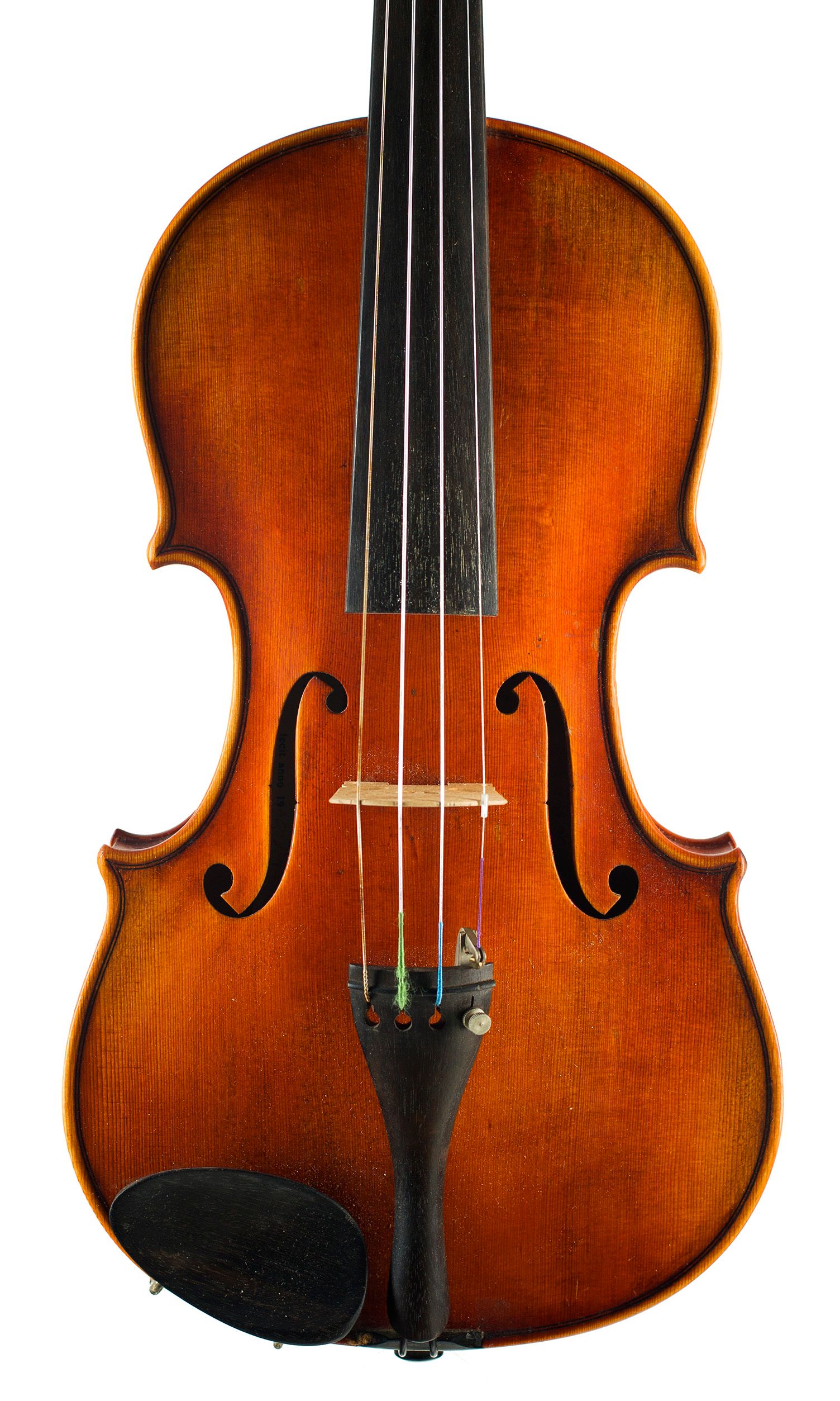 Violin, Workshop of Max Renz, Magdeburg, 1949 — front