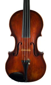 Violin, Workshop of Caussin, Mirecourt, circa 1900 — front