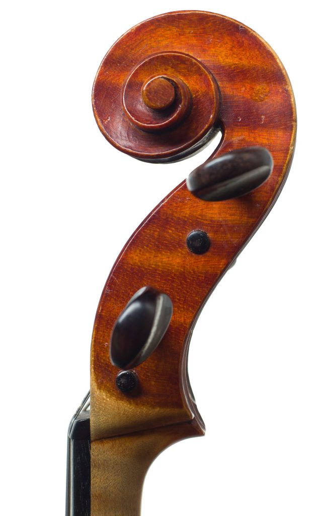 Viola by Clifford  A. Hoing, High Wycombe, 1953 — scroll