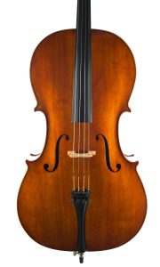 A cello by John Hodinott, Wimbourne, circa 1970 — front