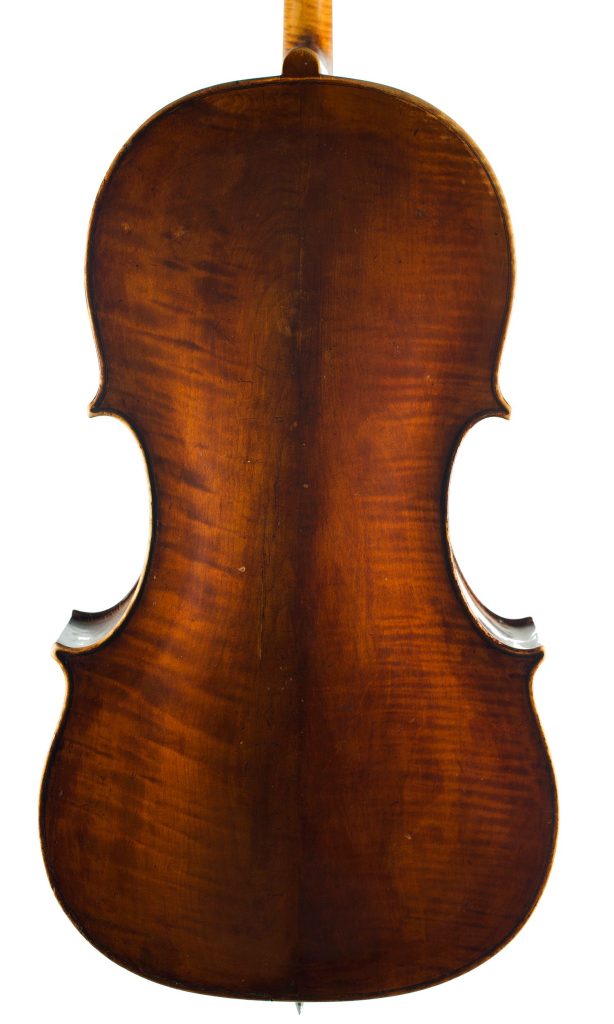 Cello by Thomas Kennedy, London, 1837 — back