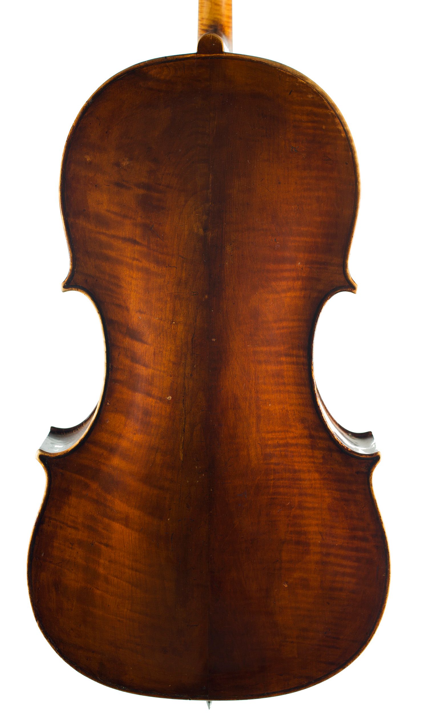 Cello by Thomas Kennedy, London, 1837 — back