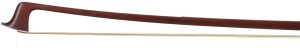 A nickel-mounted violin bow by Claude Auguste Thomassin, Paris, circa 1910 — head and frog