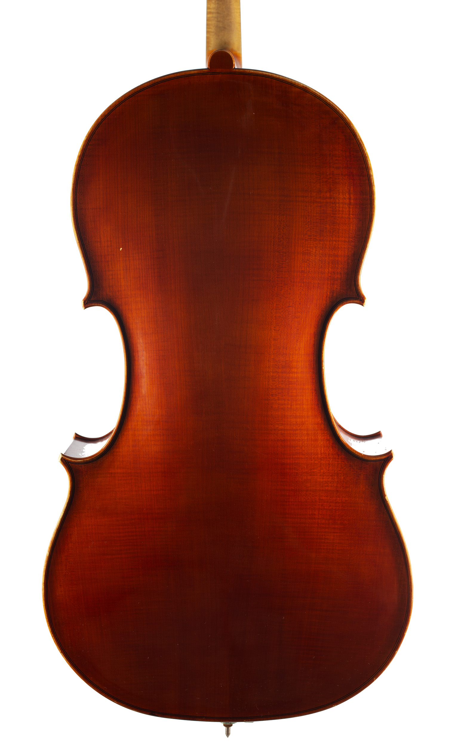 A cello by Ragnar Hayn, Newark, 1999 — back