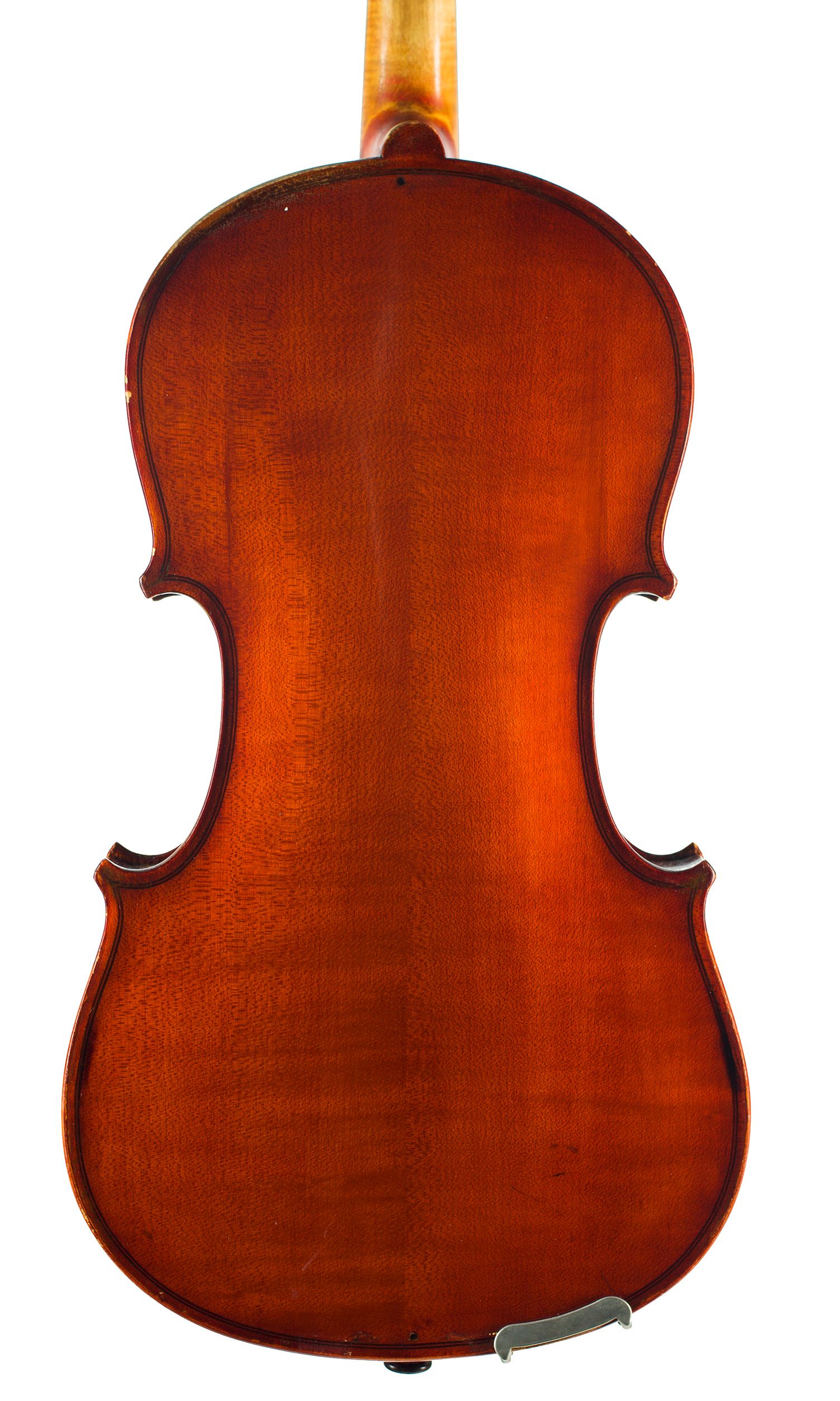 Violin, Workshop of Antonio Lechi, Cremona, 1921 — back