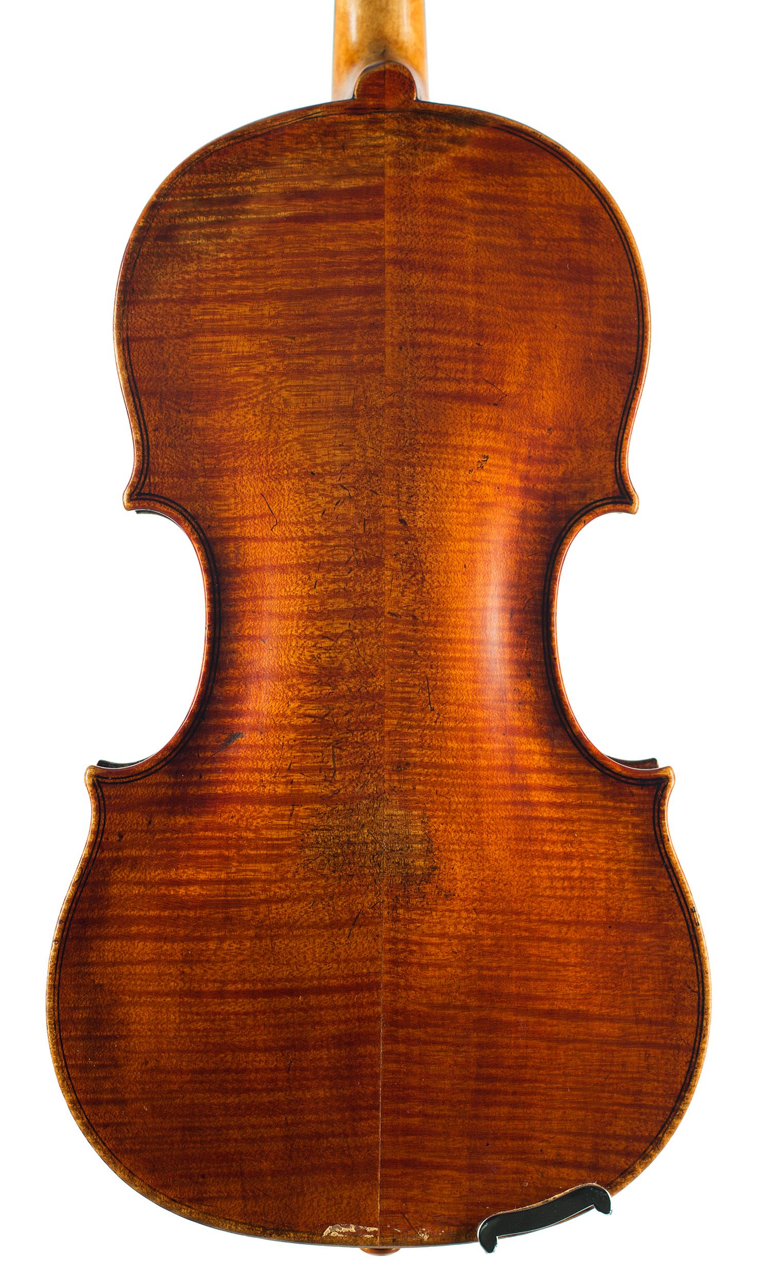 Violin by Charles and Samuel Thompson, London, circa 1770 — back