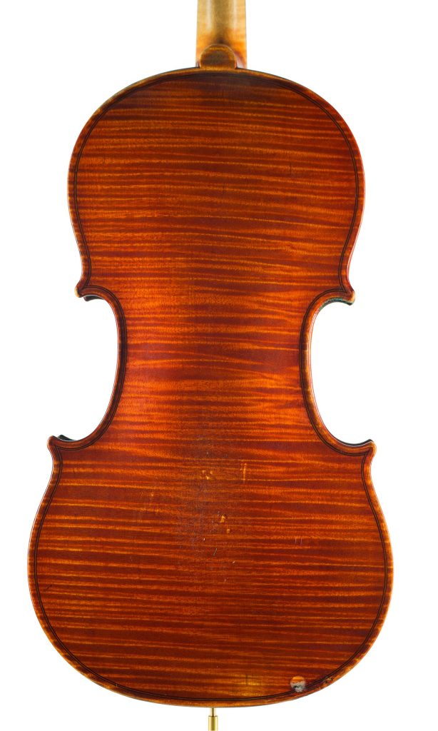 Violin by Andrew Hume, Dumfries, 1913 — back