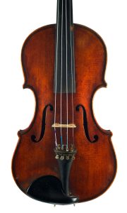 Violin by John Raeburn, St. Andrews, 1907 — front