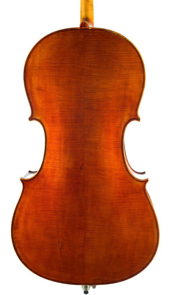 Cello, Workshop of Couturieux, Mirecourt, circa 1890 — back