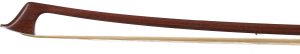 A nickel-mounted cello bow by Schicker, Germany — head and frog