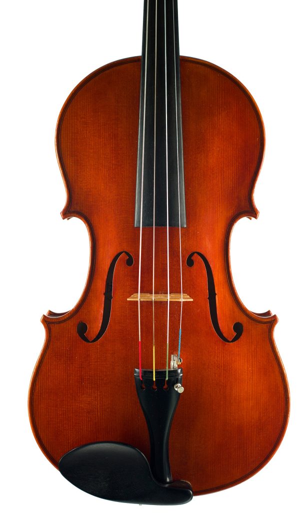 Viola by Rowan Armour-Brown, Warwick, 1984 — front