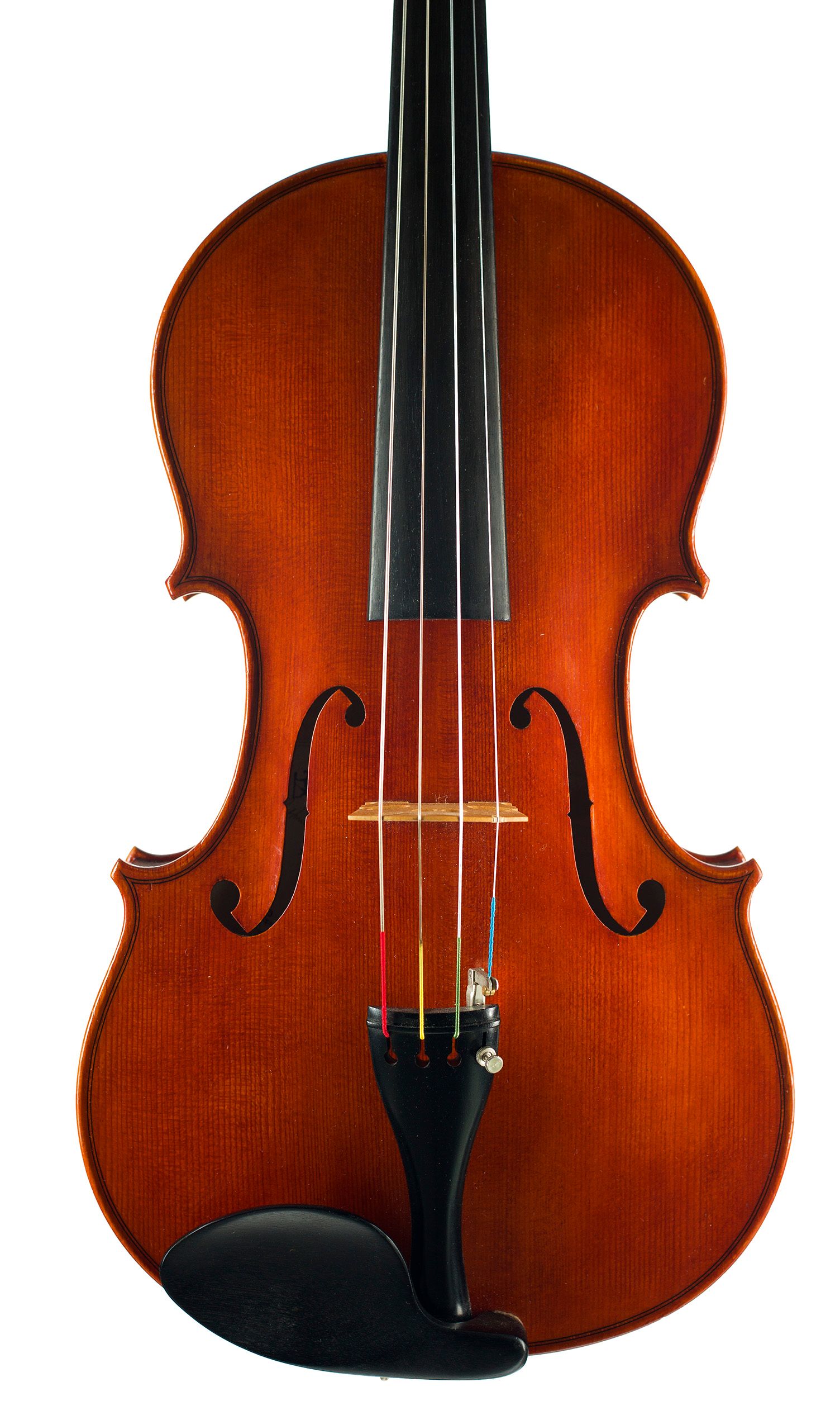 Viola by Rowan Armour-Brown, Warwick, 1984 — front